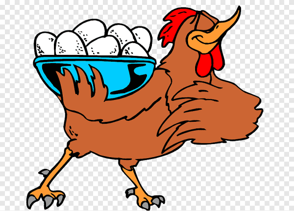 Веселая курица