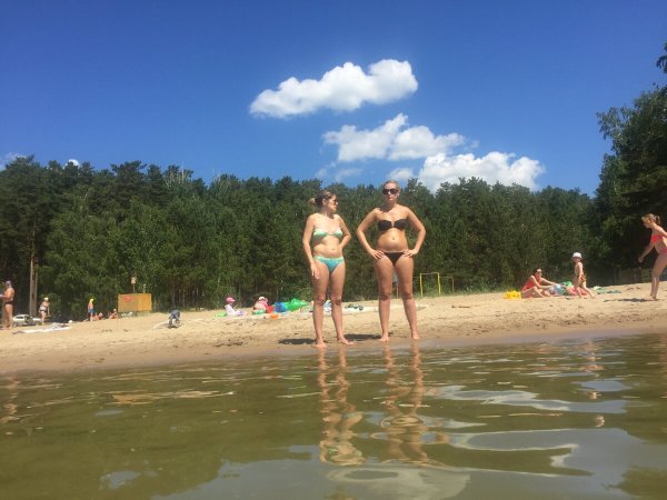 Сельский пляж