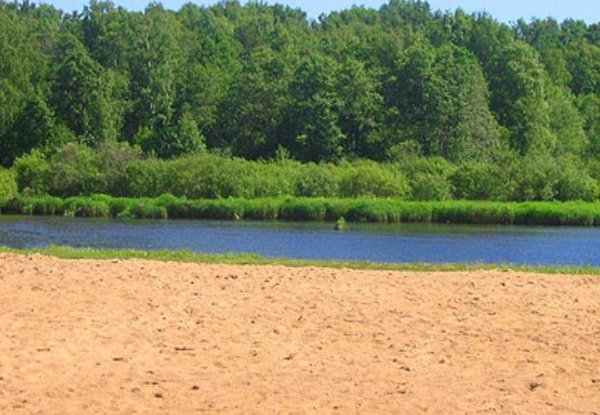 Пляж в деревне