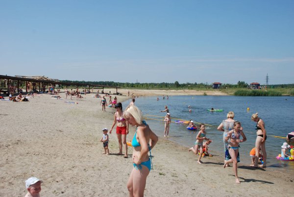 Пляж в деревне