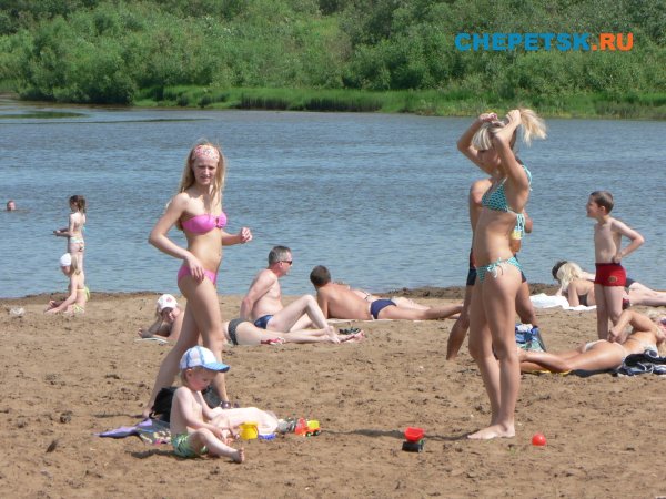 Пляж в деревне
