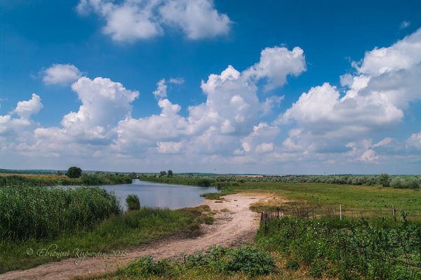 Пляж в селе