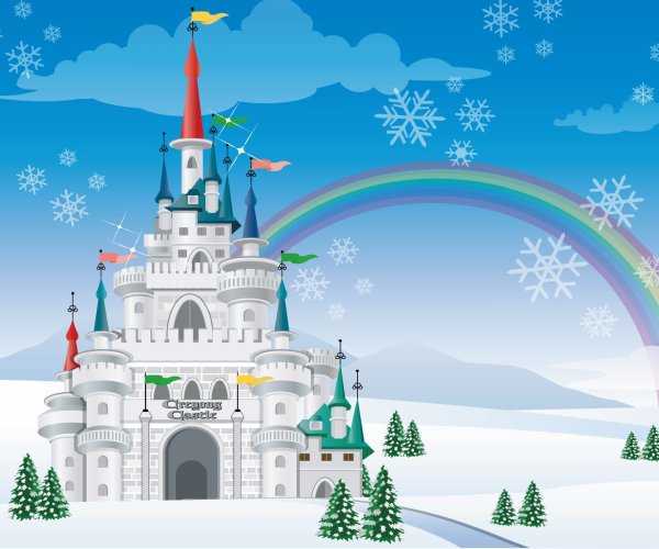 Зимний замок для детей