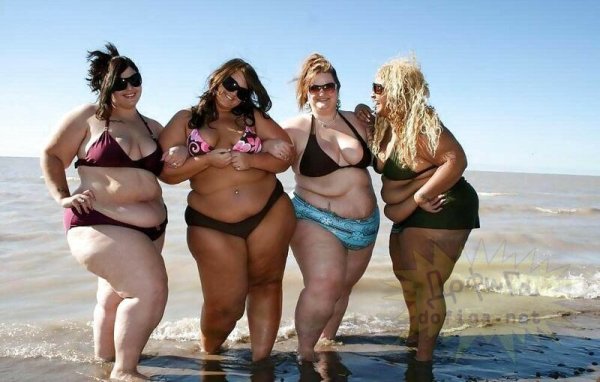 Толстые девушки в купальнике