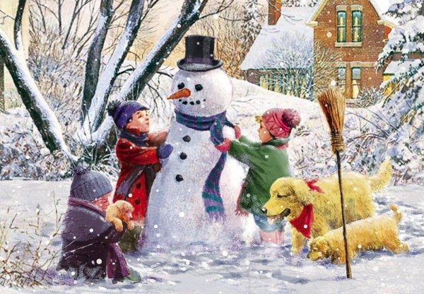 Ганс христиан Андерсен Снеговик