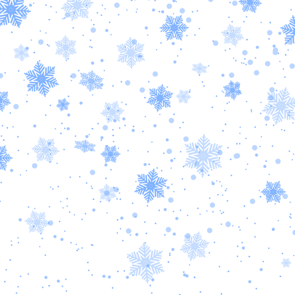 Снежинки на прозрачном фоне