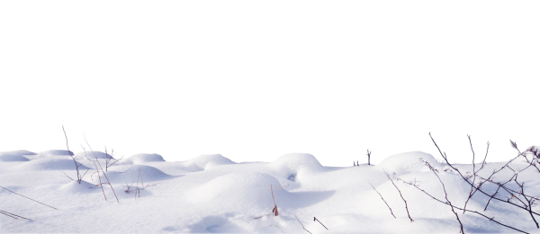 Сугроб на белом фоне