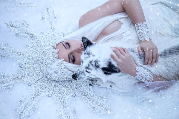 Снежная фотосессия