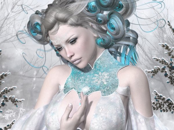 Снежная девушка