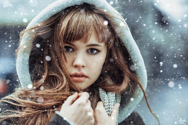 Анастасия Щеглова снежком