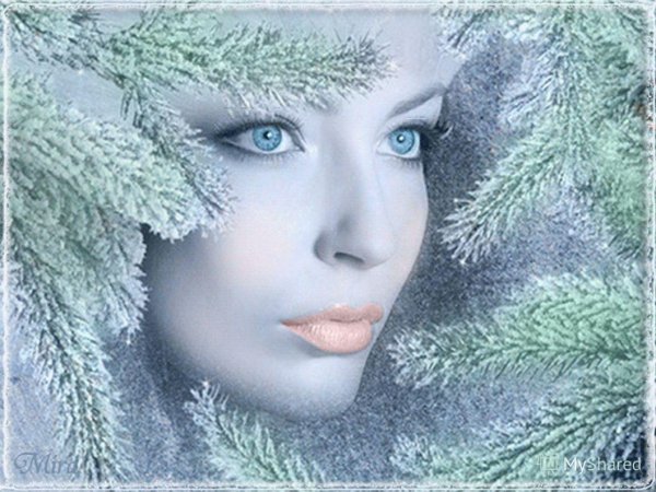 Зима Снежная красавица