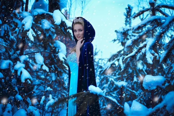 Сказочная зимняя фотосессия