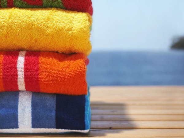 Полотенце пляжное махровое