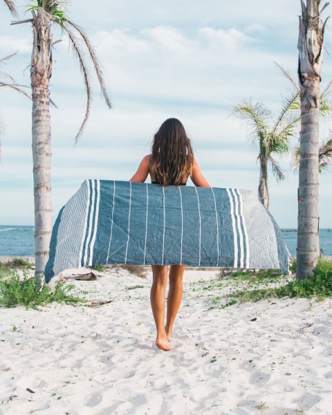 Полотенце на пляж на море