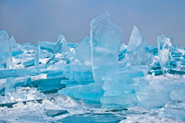 Лед льдинки