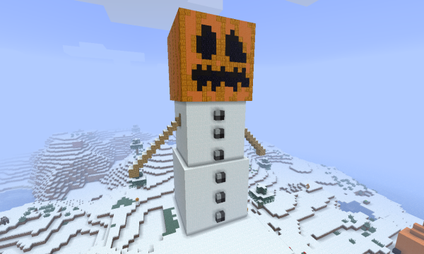 Майнкрафт снежный голем МУТАНТ