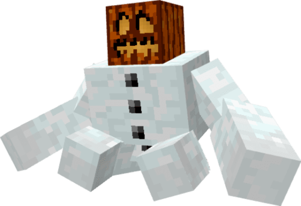 Снежный голем майнкрафт