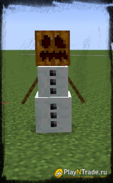 Снежный голем майнкрафт