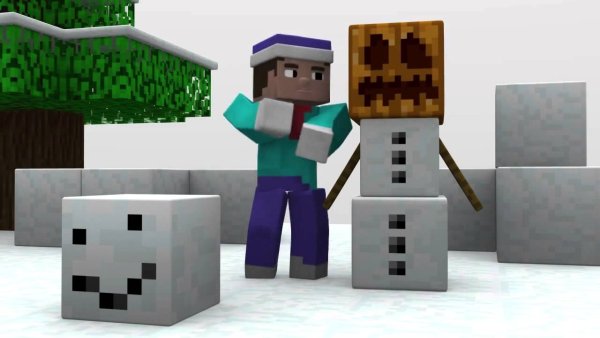 Снежный голем майнкрафт