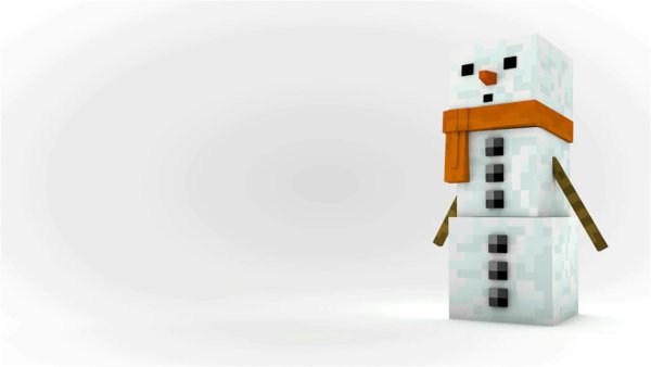 Снеговик майнкрафт