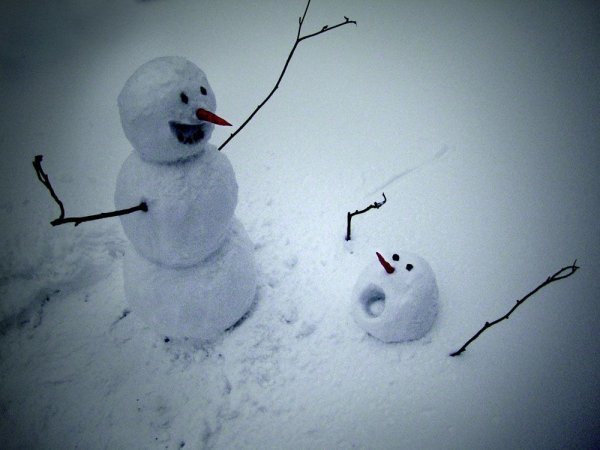 Креативная Снежная баба