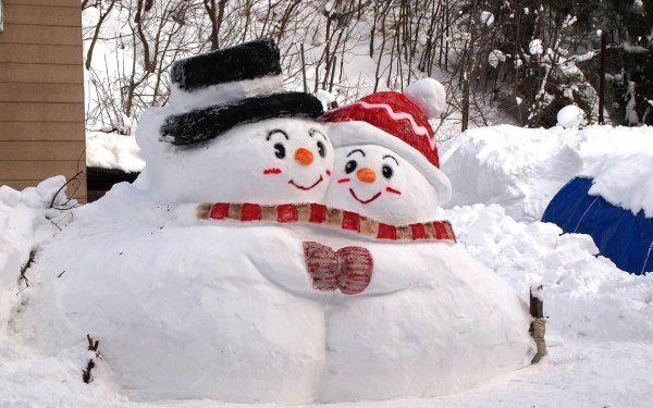 Необычные Снеговики