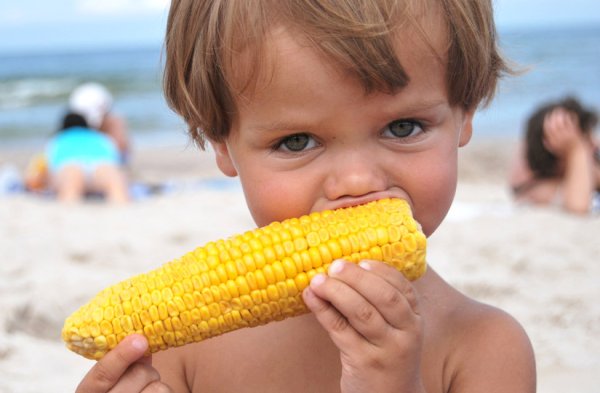 Кукуруза на пляже