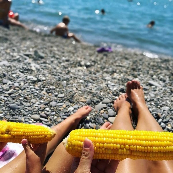 Сочи чурчхела кукуруза пляж