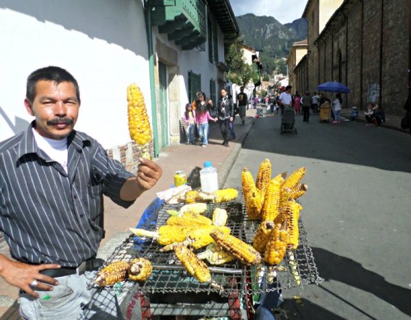 Продавец кукурузы