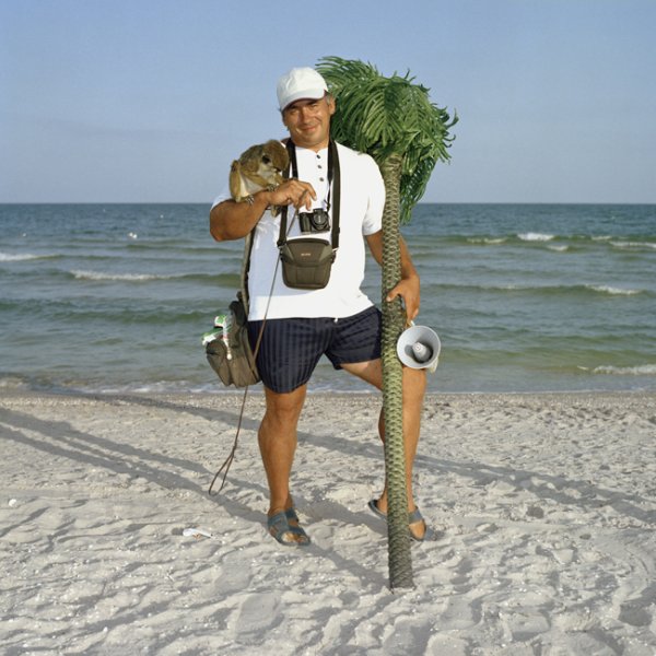 Продавец кукурузы на пляже