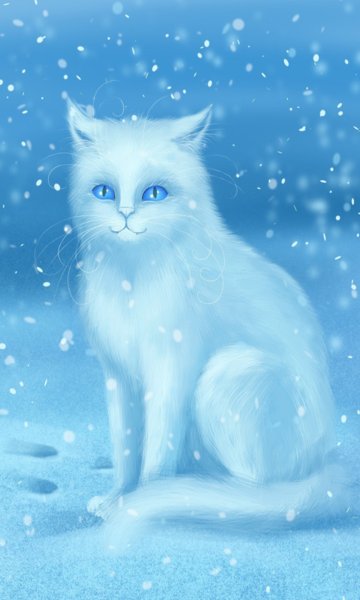 Коты Воители снежок