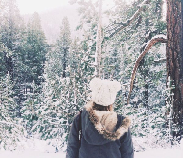 Природа зимой на аву