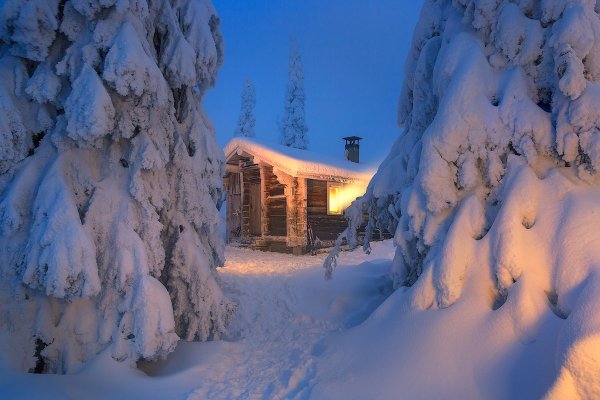 Финляндия зимой