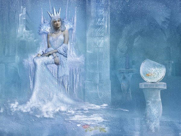 Кай и Снежная Королева льдинки