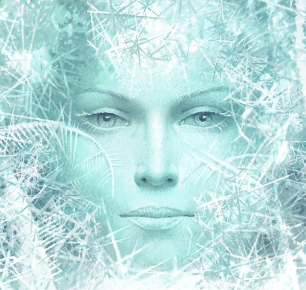 Художник Владимир Ненов Снежная Королева