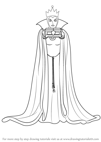 Злая Королева раскраска