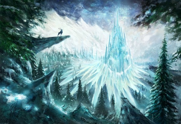 Ледяной замок снежной королевы