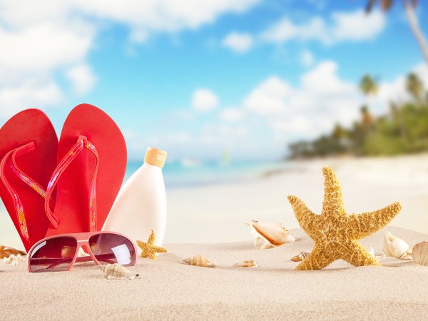 Лето море солнце пляж