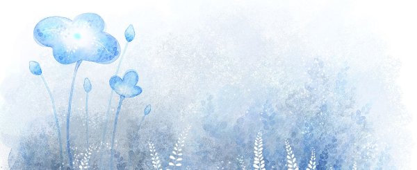 Зимний фон акварель