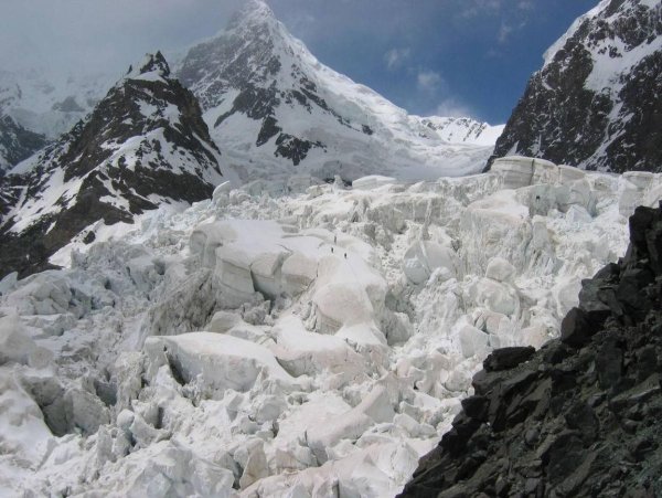 Лавина на памире