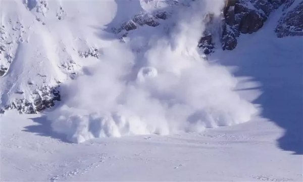 Снежная лавина Сочи