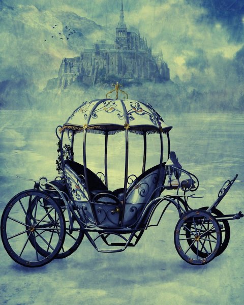 Карета зимой