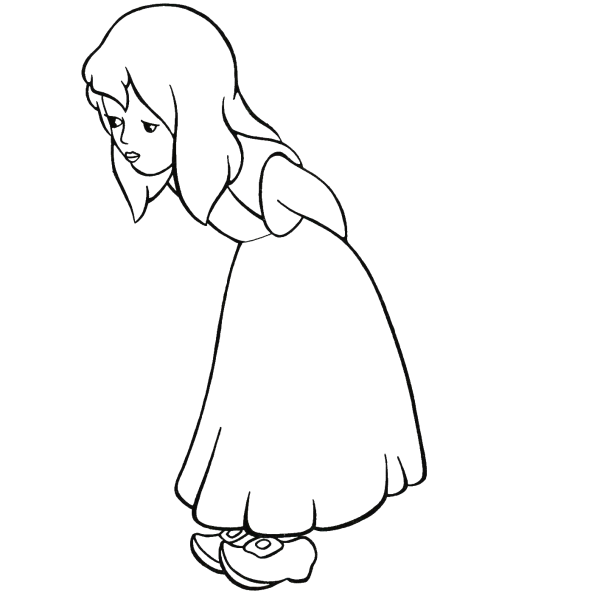 Герда раскраска Снежная Королева