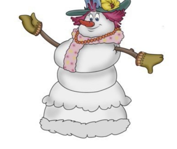 Дети и Снежная баба