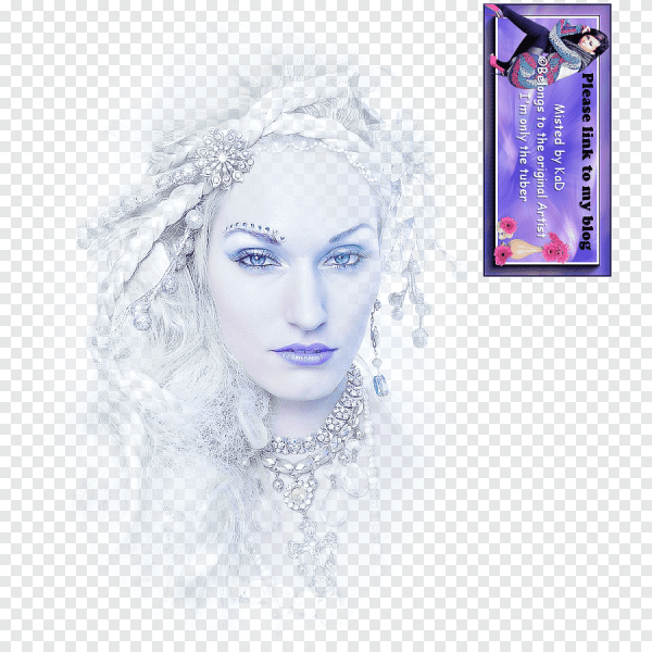 Снежная Королева НАМПРОЗРАЧНОМ фоне