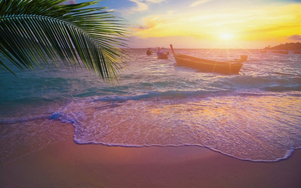 Море песок закат