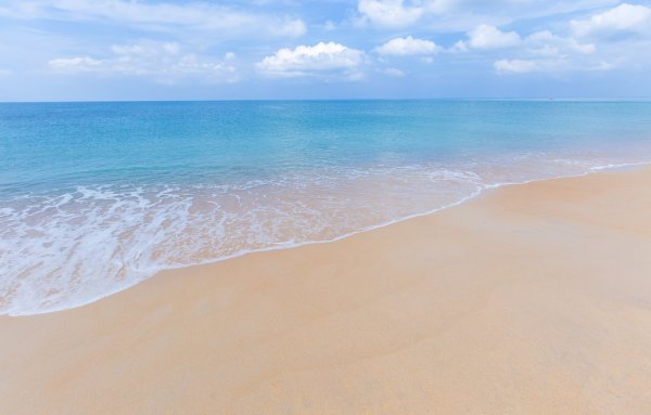 Пляж море песок