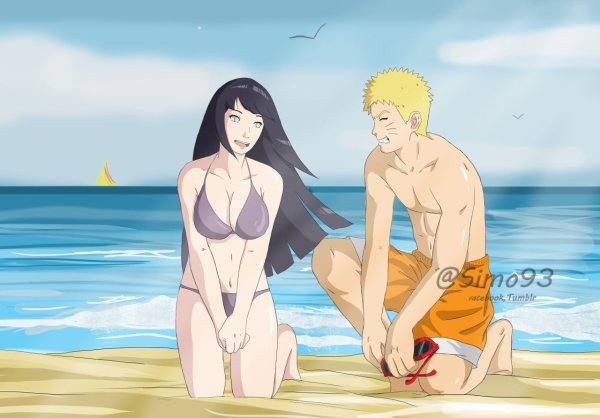 Наруто и Хината +18 и Боруто