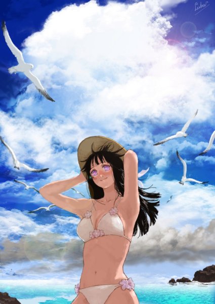 Хината Хьюга в бикини