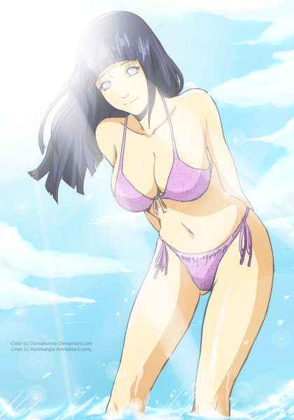 Hinata Hyuga в купальнике